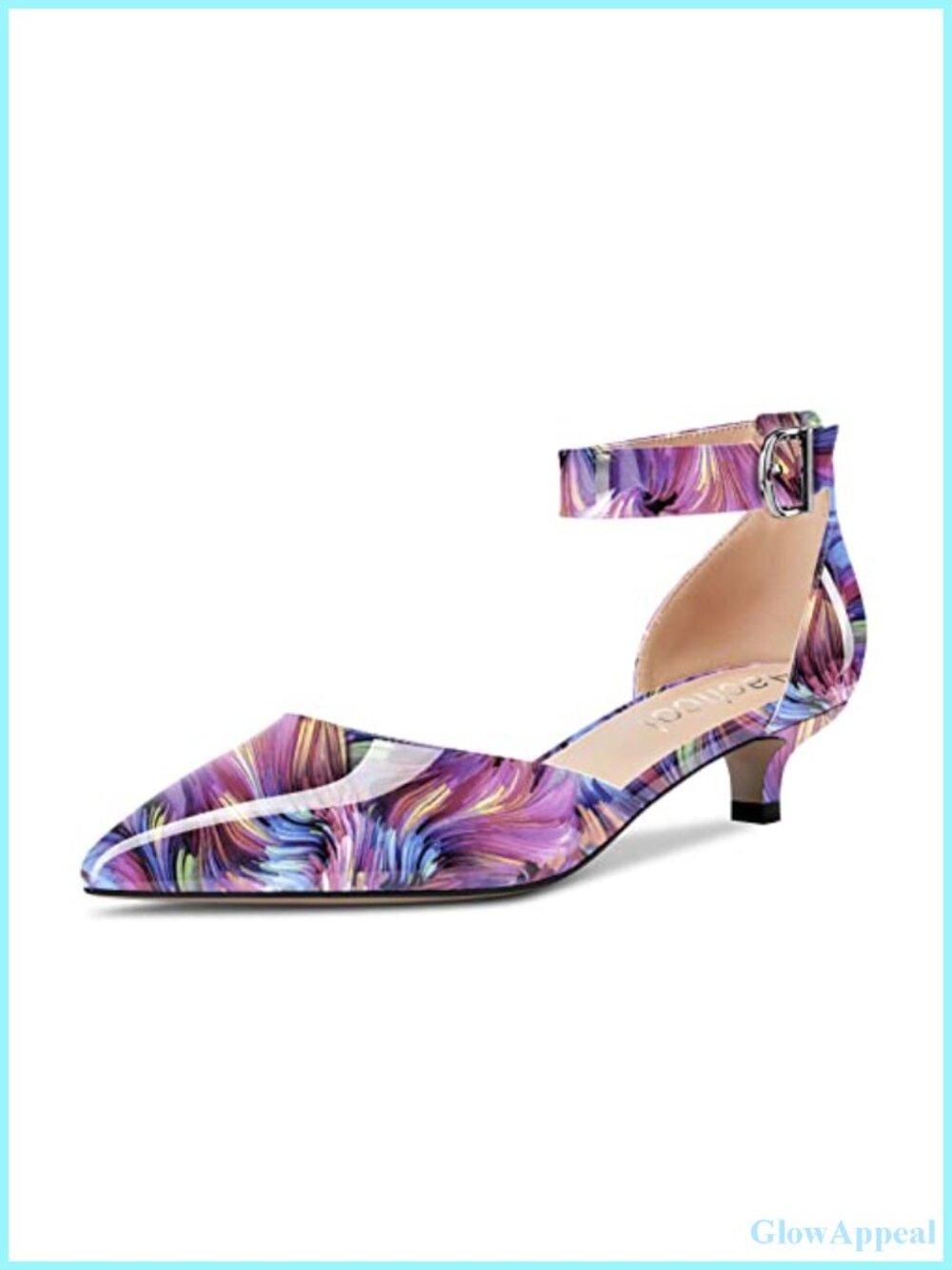 Kitten Heel Ankle Strap Pointed Toe Pumps Dress Sandals Party Office Wedding